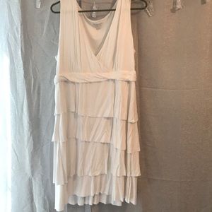 Cute and sassy white soft dress